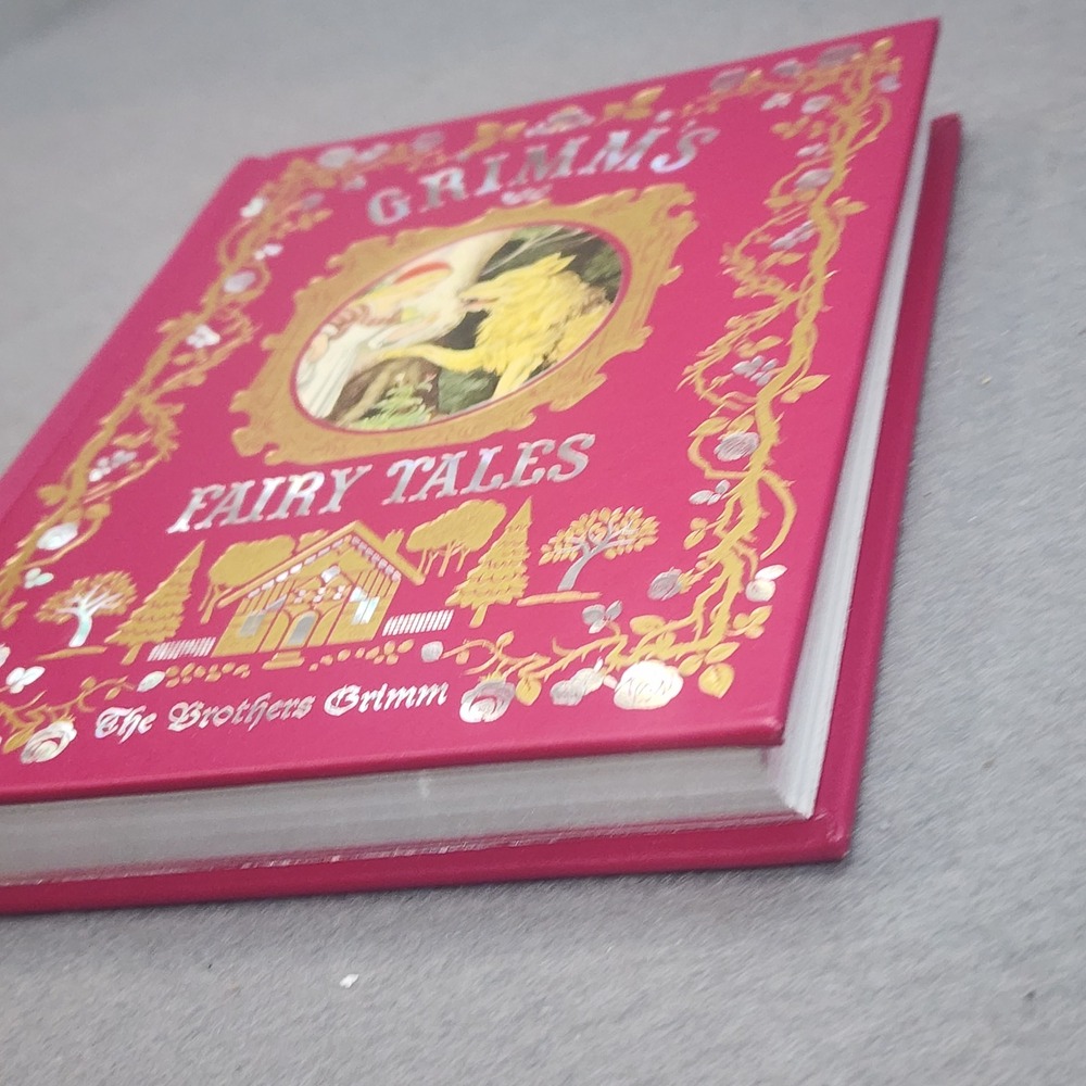 Barnes & Noble Grimm's Fairy Tales Magenta Gold Foil Hardcover Book 2015 Edition - Picture 3 of 10